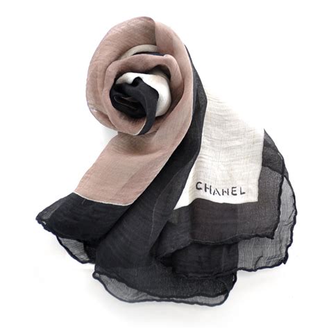 chanel silk scarves|silk wrap by ms Chanel.